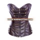 Blue Satin Underbust Corset