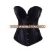 Red Brocade Underbust Corset